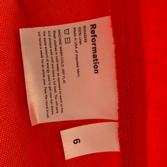 Reformation Nebraska Linen Dress - Picture 5 of 5